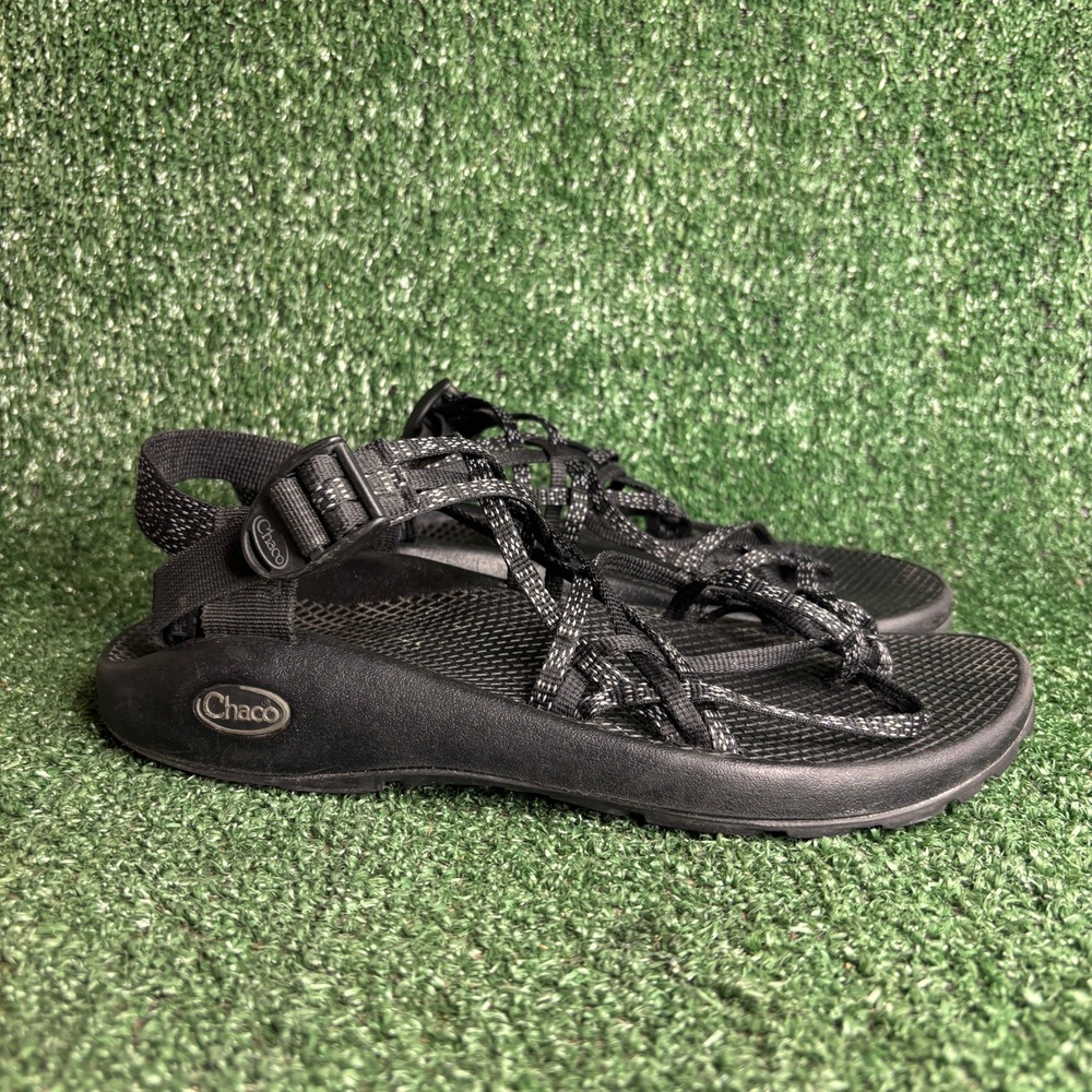 Chaco ZX/2 Double Strapped Toe Loop Sport Classic Sandal Black Womens Sz 9